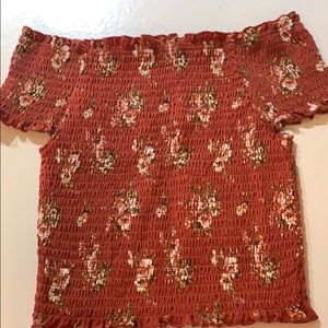 Floral crop top
